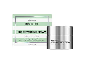 Comparaison du contour des yeux aux jours 1 et 90 d’une étude clinique VISIA sur la Power Cream EGF Yeux BIOEFFECT.